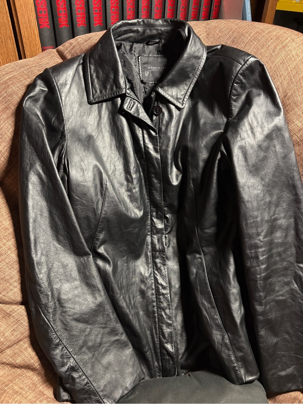 Dimisim Vintage Korean Leather Jacket